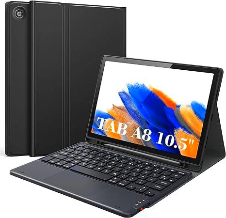 Earto Samsung Galaxy Tab A8 Funda con teclado, Smart Touchpad