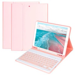 Funda con teclado de 10,2 pulgadas para iPad 9th Gen 20218th Gen 20207th Gen 2019iPad Air 3 Gen 2019iPad Pro 10.5 2017