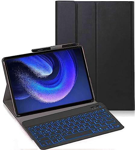 YHFZR Funda con teclado para Xiaomi Pad 6/6 Pro de 11 pulgadas