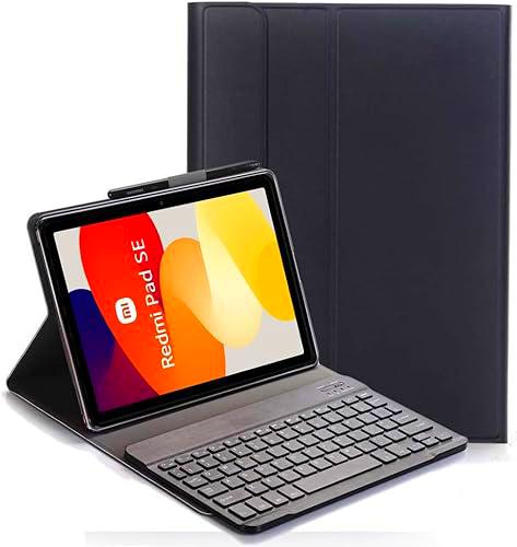 YHFZR Funda Teclado para Xiaomi Redmi Pad SE 11 Pulgada