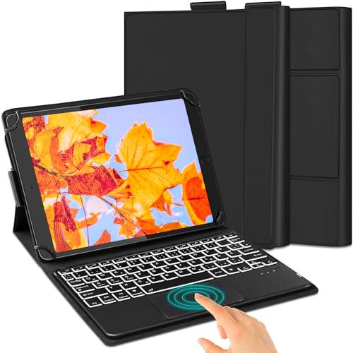 seenda Funda con teclado para tabletas de 9 a 11 pulgadas