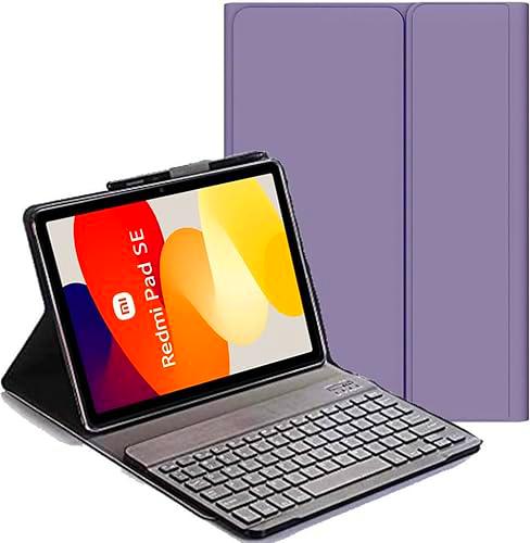 YHFZR Funda Teclado para Xiaomi Redmi Pad SE 11 Pulgada