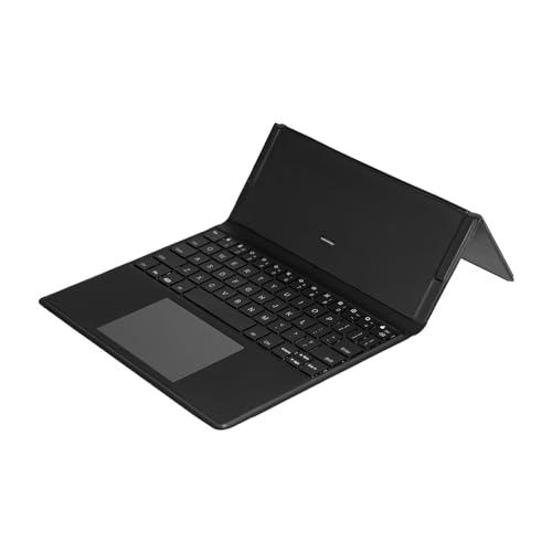 BOOX Tab Ultra C Pro Teclado QWERTY Inglés Disposición Funda Protectora Magnética Plegable Soporte Negro