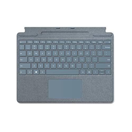 Microsoft Surface Pro 8/X Funda Alcantara con Ranura Ice Blue