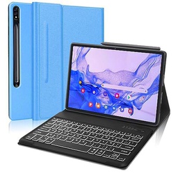 FOGARI - Funda con teclado para Samsung Tab S8 Plus 5G /S7 FE/S7 Plus