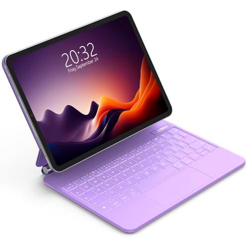 GOOJODOQ Funda con teclado para iPad Pro 11/iPad Air 5/4