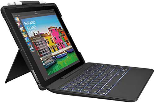 Logitech Slim Combo Funda para iPad, iPad Pro 10.5 Pulgadas