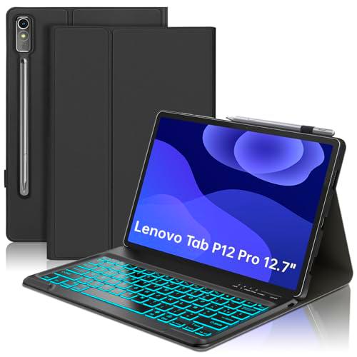 SENGBIRCH - Funda de teclado para Lenovo Tab P12 Pro 12.7&quot; 2023