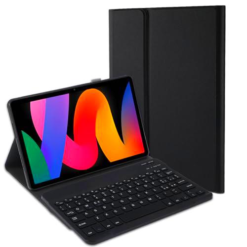 Jeloyutek Funda para teclado Lenovo Tab P12, diseño QWERTZ