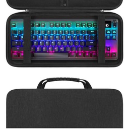 Linkidea Funda rígida de Viaje Compatible con Teclado TKL Tenkeyless inalámbrico/con Cable