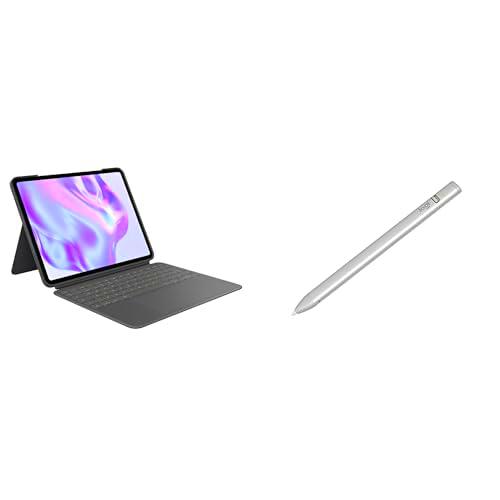 Logitech Combo Touch, Funda con Teclado para iPad Pro de 13 Pulgadas (M4) Crayon