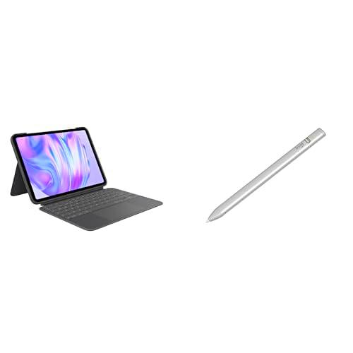 Logitech Combo Touch, Funda con Teclado para iPad Pro de 11 Pulgadas (M4) Crayon