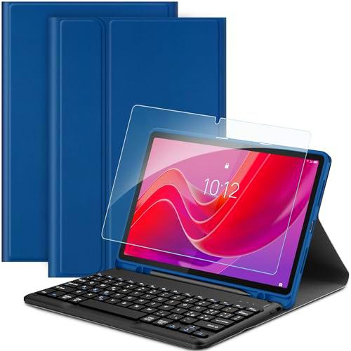 EasyAcc Funda para teclado compatible con Lenovo Tab M11 TB330 2024 con protector de pantalla