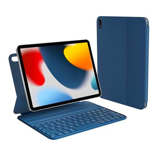 HOU Funda con teclado para iPad de 10.ª generación (10.9 pulgadas 2022)