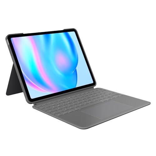 Logitech Combo Touch, Funda con Teclado, iPad Air 13 Pulgadas (M2)(2024)