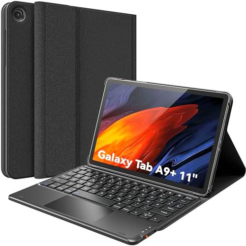 CHESONA Samsung Tablet A9 Plus Funda con teclado, teclado magnético extraíble con Smart Touchpad para Galaxy Tab A9+/A9 Plus 11 pulgadas 2023