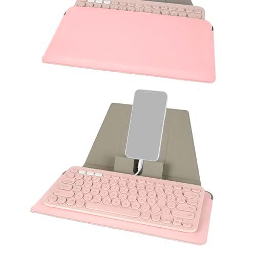 Geekria Funda compacta para Teclado con Soporte para Smartphone y Tableta