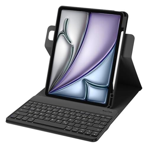 GOOJODOQ Funda con teclado para iPad Air 6. 13&quot; M2 2024