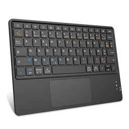 Fintie Teclado francés AZERTY de 10 Pulgadas - Teclado Bluetooth con Panel táctil Ultrafino y liviano para iPad