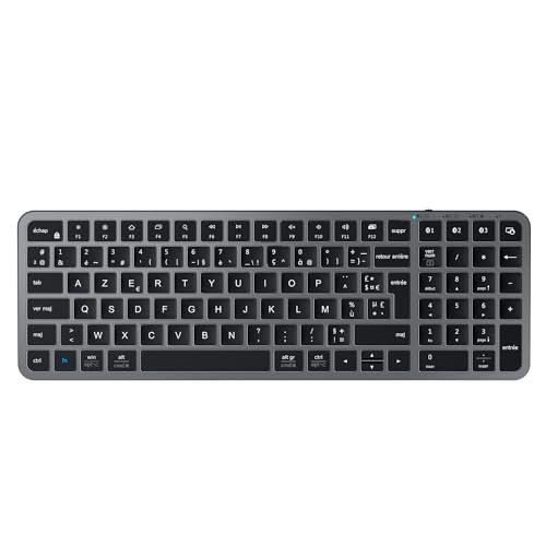 iClever Clavier Bluetooth Clavier sans Fil Rechargeable