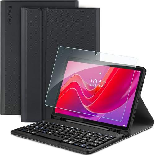 EasyAcc - Funda de teclado compatible con Lenovo Tab M11 de 11 pulgadas 2024 TB330FU/TB330XU con protector de pantalla