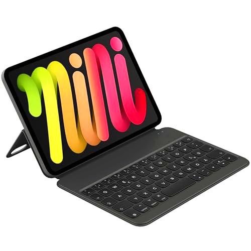 HOU Funda con teclado para iPad Mini 6, iPad Mini 6 (2021) Teclado Smart Folio