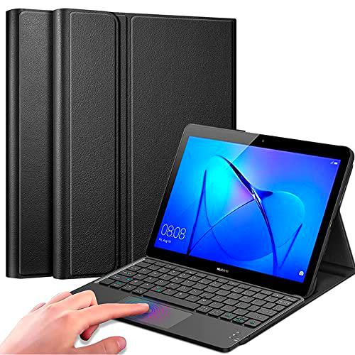 QYiiD Teclado Funda con Touchpad para Huawei MediaPad M5 10.8 / M5 10.8 Pro 2018