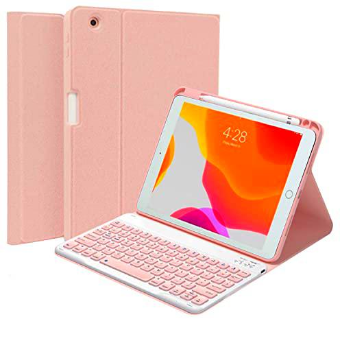 QYiiD Funda con teclado para iPad Pro de 12.9 pulgadas 2017/2015 (modelo antiguo