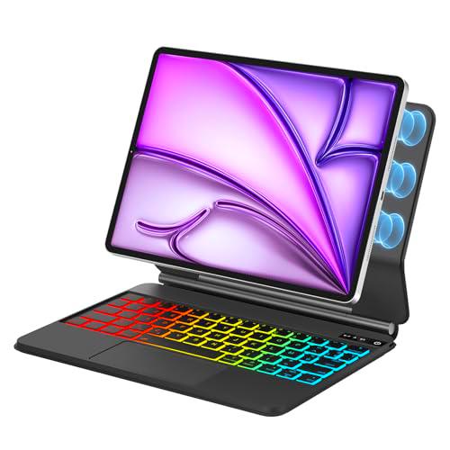 FOGARI Teclado para iPad Air 11 2024 | Funda teclado para iPad Air 5/Air 4 | Trackpad Teclado para iPad Pro de 11&quot; (4ª/3ª/2ª/1) Generación