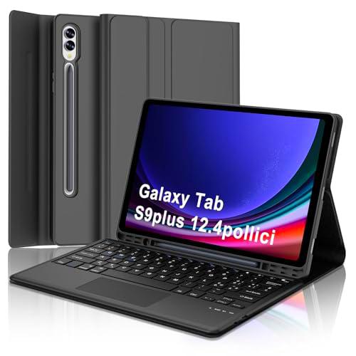 Teclado para Samsung Galaxy Tab S9FE Plus, Galaxy Tab S9 Plus Teclado 12.4&quot; 2023