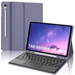 Teclado para Samsung Galaxy Tab S9 FE 2023, Galaxy Tab S9 Teclado con Touchpad