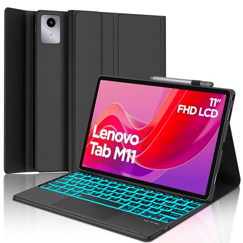 Teclado Lenovo Tab M11 con Touchpad, funda con teclado para Lenovo Tab M11 2024 11&quot;