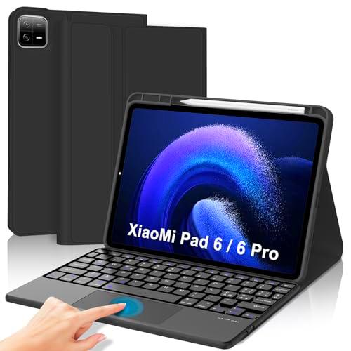 SENGBIRCH Funda con teclado para Xiaomi Pad 6/6 Pro 11'' 2023