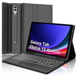 Teclado para Samsung Galaxy Tab S9FE Plus, Galaxy Tab S9 Plus Teclado 12.4&quot; 2023