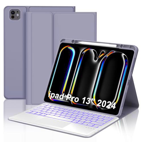 Teclado para iPad Pro 13 2024(M4), funda con teclado para iPad Pro 7 Generación