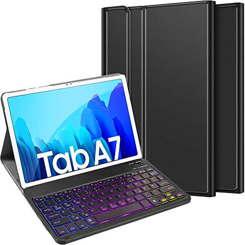 ELTD Funda con teclado para Samsung Galaxy Tab A7 (QWERTZ)