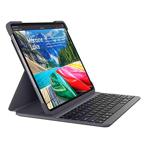 Logitech Slim Folio Pro Funda para iPad con Teclado Inalámbrico Bluetooth