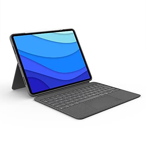 Logitech Combo Touch Funda con Teclado para iPad Pro 12,9 pulgadas (5a gen.