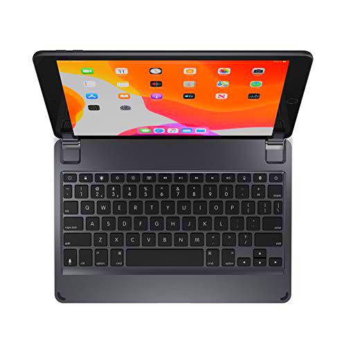 Teclado inalámbrico Brydge 10.2, Compatible con iPad de 8ª generación y iPad de 7ª generación Distribución QWERTY en inglés