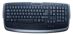 Grundig 72850 Teclado inalámbrico (AZERTY, USB) Negro