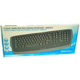 Grundig 72849 Teclado Multimedia inalámbrico (QWERTZ) Negro