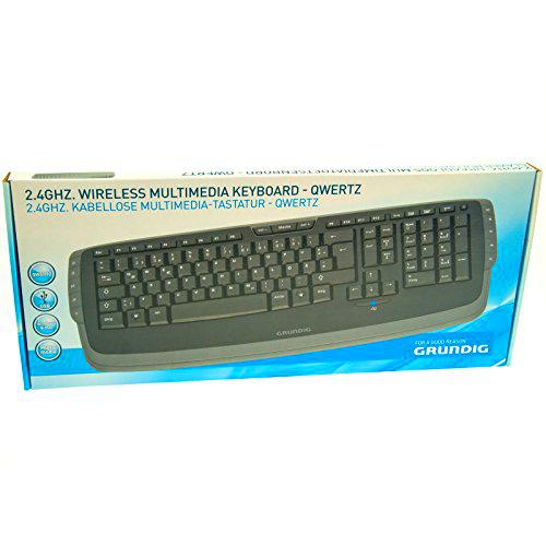 Grundig 72849 Teclado Multimedia inalámbrico (QWERTZ) Negro