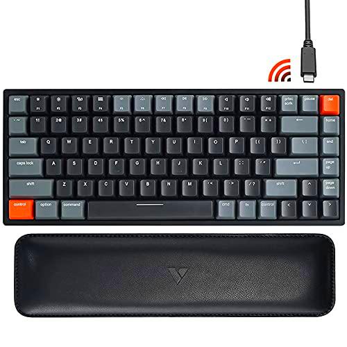 Vissles Teclado mecánico inalámbrico RGB, teclado programable con sistema dual Mac y Windows