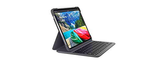 Logitech Slim Folio Pro Funda para iPad con Teclado Inalámbrico Bluetooth