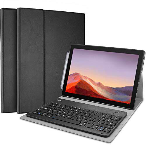 ProCase Funda con Teclado Americano para Surface Pro 7/Pro 6/Pro 5/Pro 4