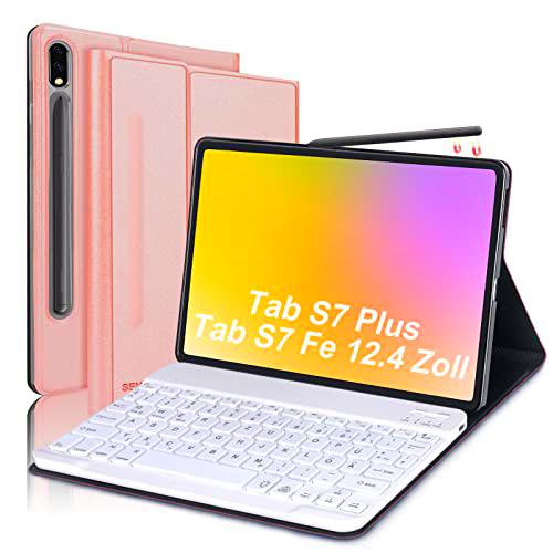 SENGBIRCH Teclado para Samsung Galaxy Tab S7+/S7 FE