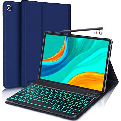 Iveoppe - Funda teclado para Samsung Galaxy Tab S6 Lite