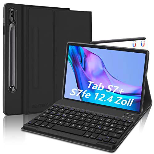 SENGBIRCH Teclado para Samsung Galaxy Tab S7+/S7 FE