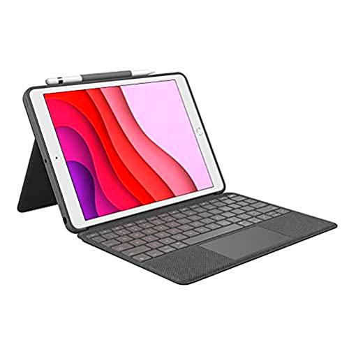 Logitech Combo Touch para iPad (7.ª, 8.ª y 9.ª generación) Funda con trackpad de precisión